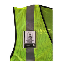 Load image into Gallery viewer, Class 2 Hi Vis Safety Vest w/ ID Pocket