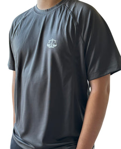 Custom Zodiac Polyester T-Shirt (Grey)